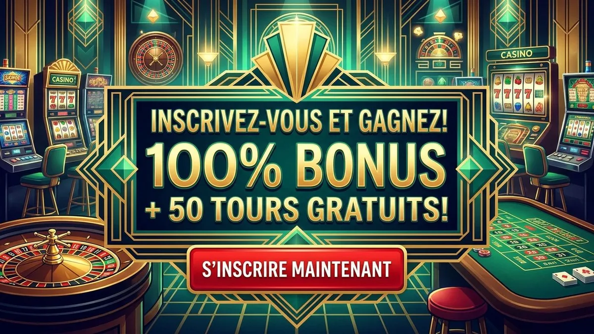 Inscription avec bonus